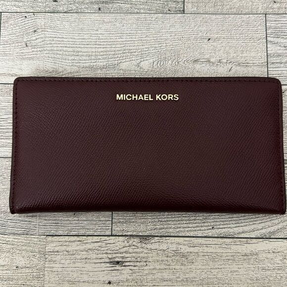 Michael Kors Burgundy Wallet - Picture 1 of 14
